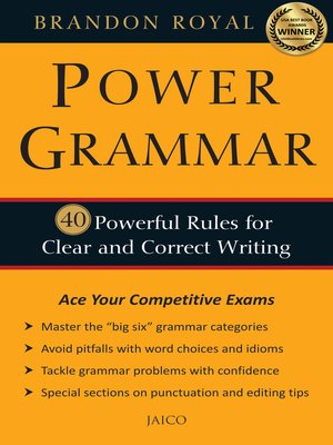 cover image of Power Grammar